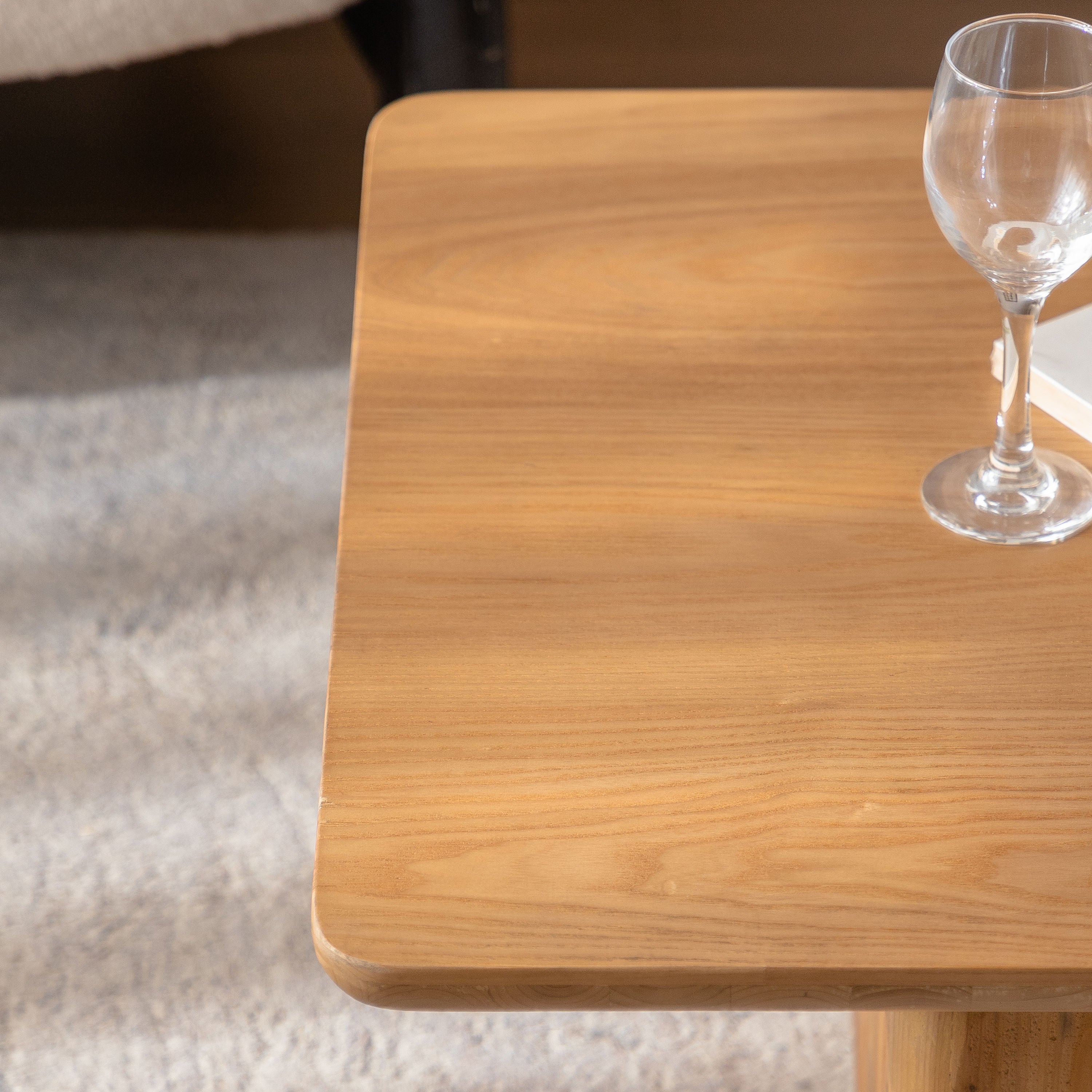 Walker Edison | Ensemble de 2 tables basses carrées style vintage