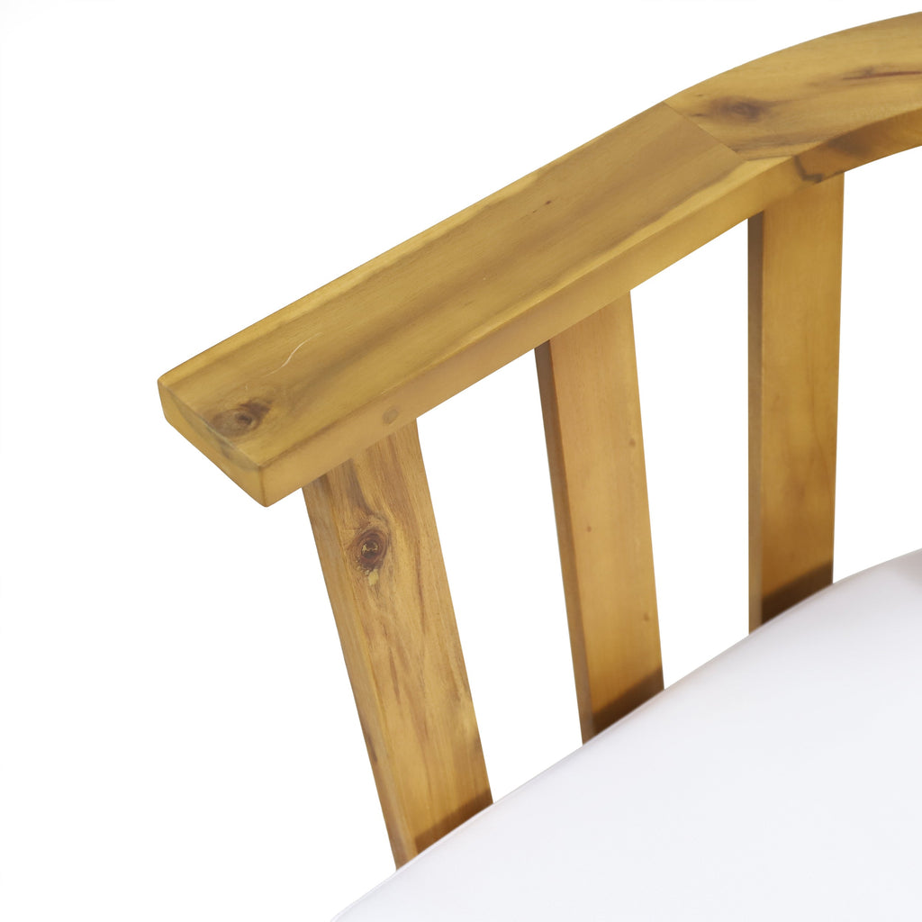 Walker Edison | Ensemble de 2 fauteuils de jardin en bois de teck et d'acacia