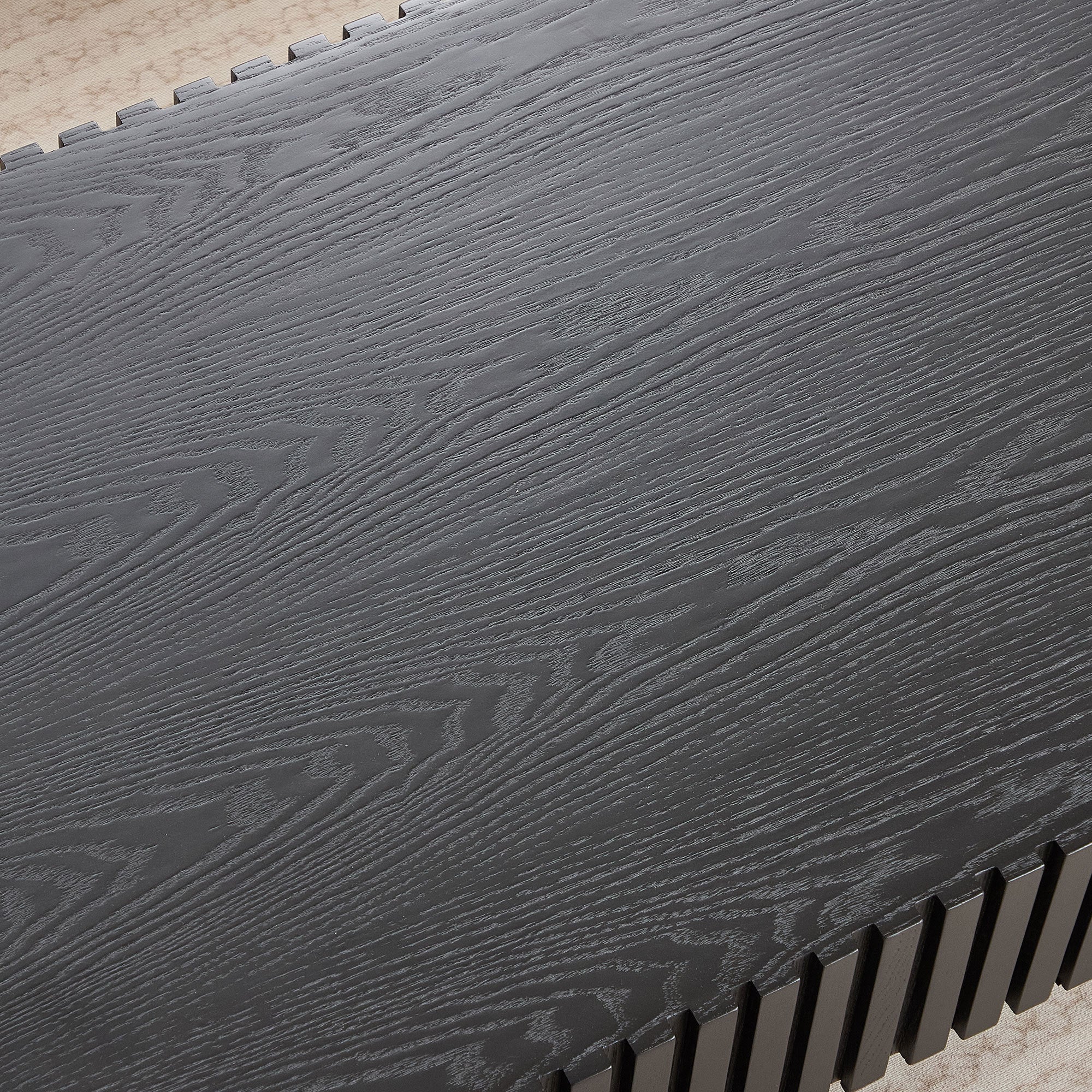 Walker Edison | Table basse moderne cannelée artisanale