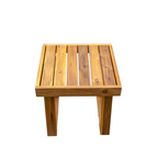 Walker Edison | Ensemble de salon de jardin 3 pièces en bois d'acacia