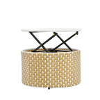 Walker Edison | Ensemble de canapés de jardin modulaires ronds pour bain de soleil