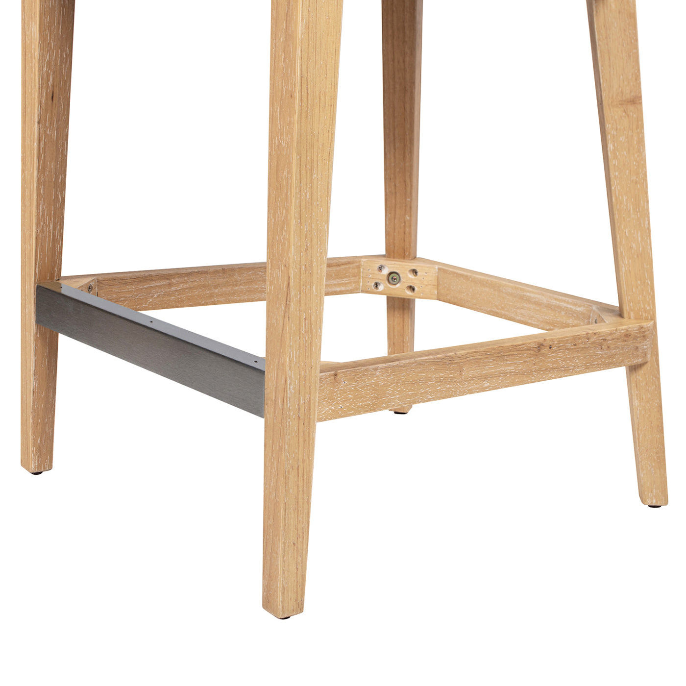 Tabouret de bar rond en chenille, lot de 2 