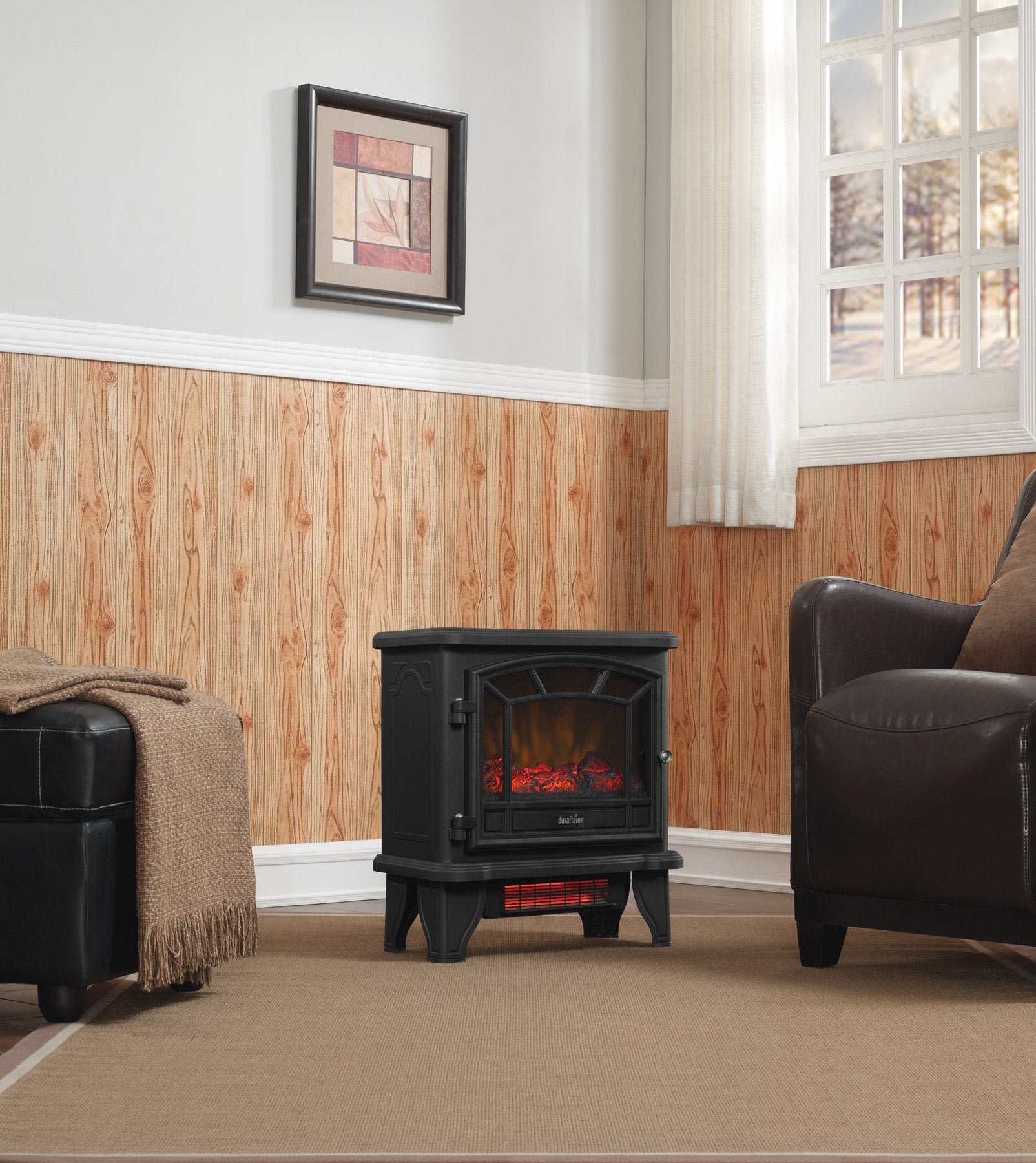 Duraflame ? Poêle-feu électrique avec thermostat