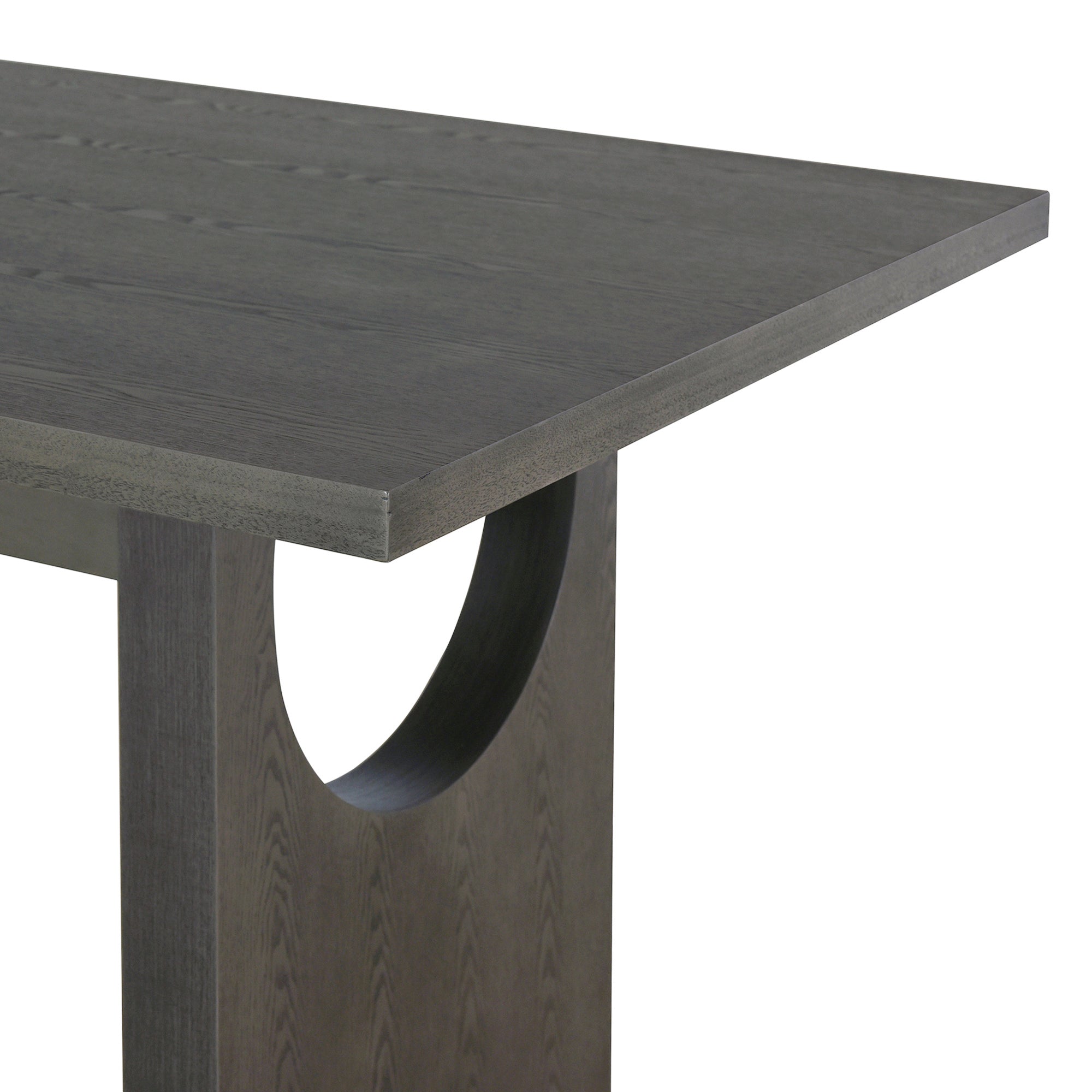 Walker Edison | Ensemble table et chaises rétro en bois 7 pièces pour 6 personnes, 152 cm, avec chaises rembourrées 