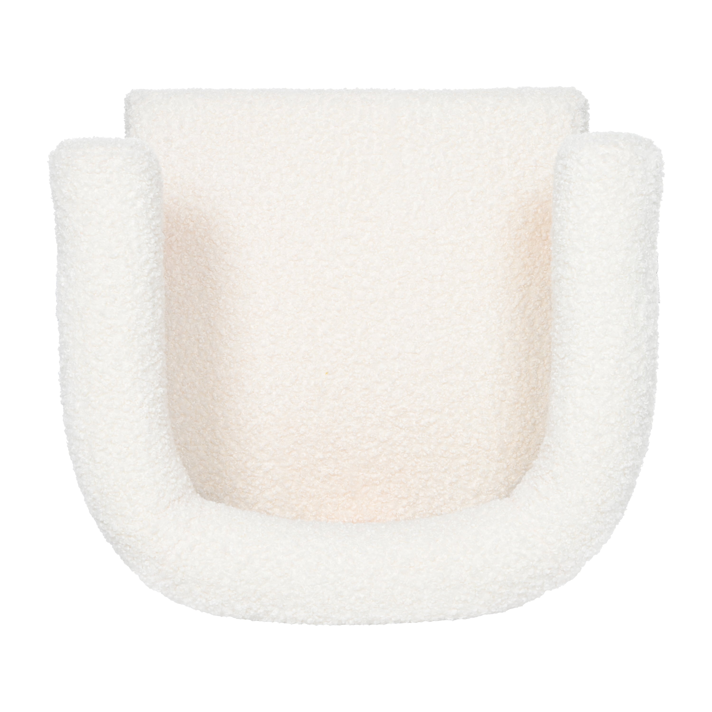 Walker Edison | Fauteuil d'appoint en forme de tonneau Boucle 