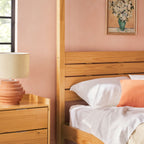 Collection de cadres de lit à baldaquin en bois massif Isla