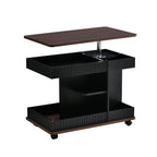 Walker Edison | Table d'appoint multifonctionnelle moderne et réglable avec plateau relevable
