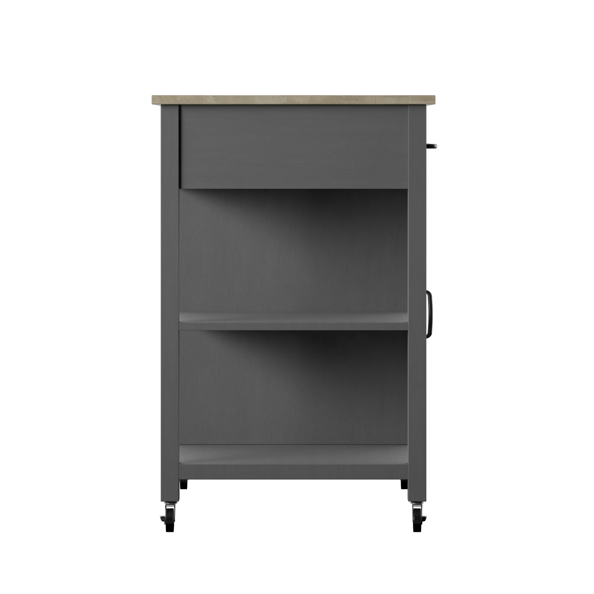 Chariot de cuisine roulant compact avec rangement