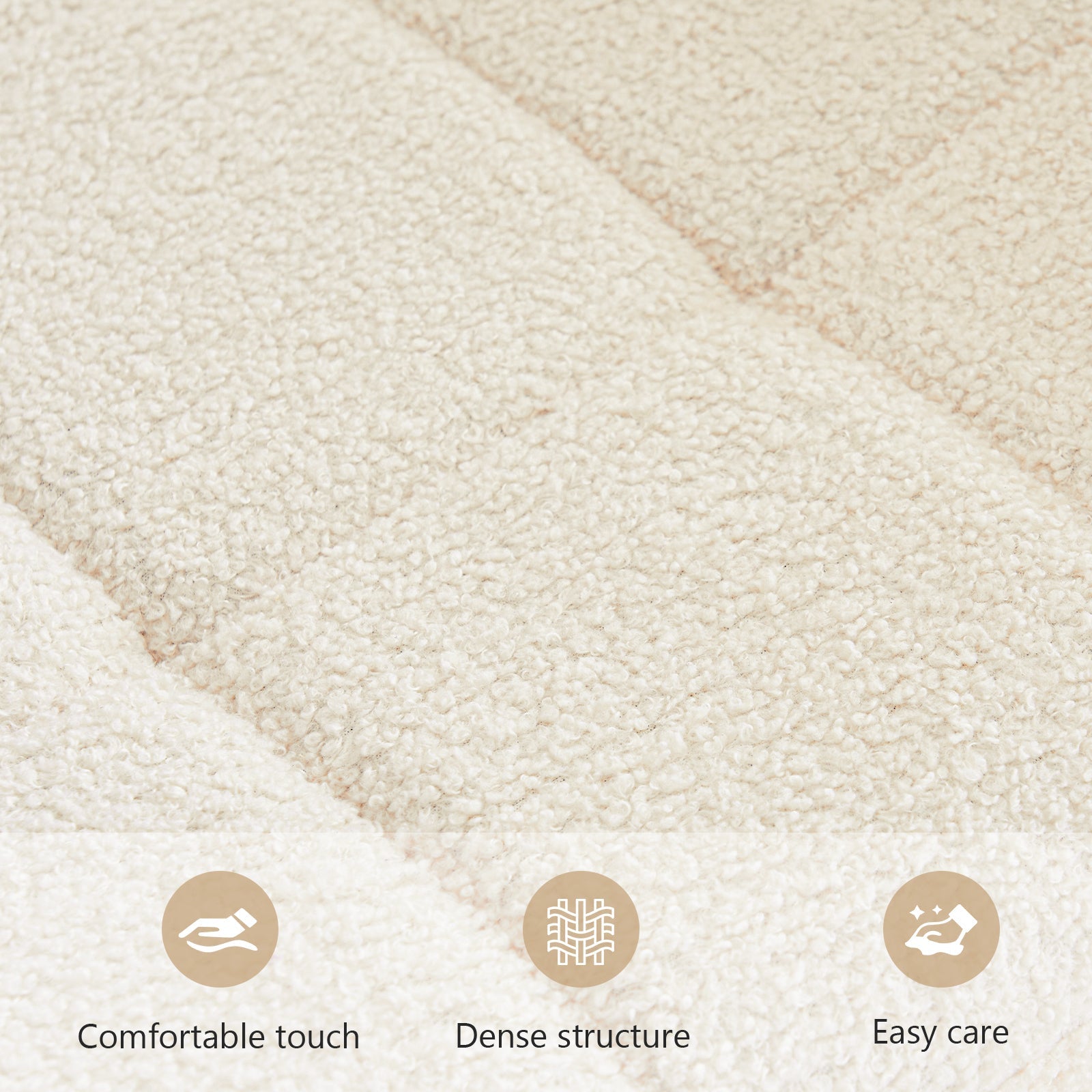 Walker Edison | Chaise de bureau Sherpa à assise large et roulettes, devenue virale 