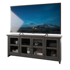 Meuble TV 72" avec portes en verre trempé
