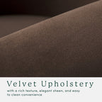 Fauteuil d'appoint pivotant Chantelle, moderne et capitonné, en forme de tonneau