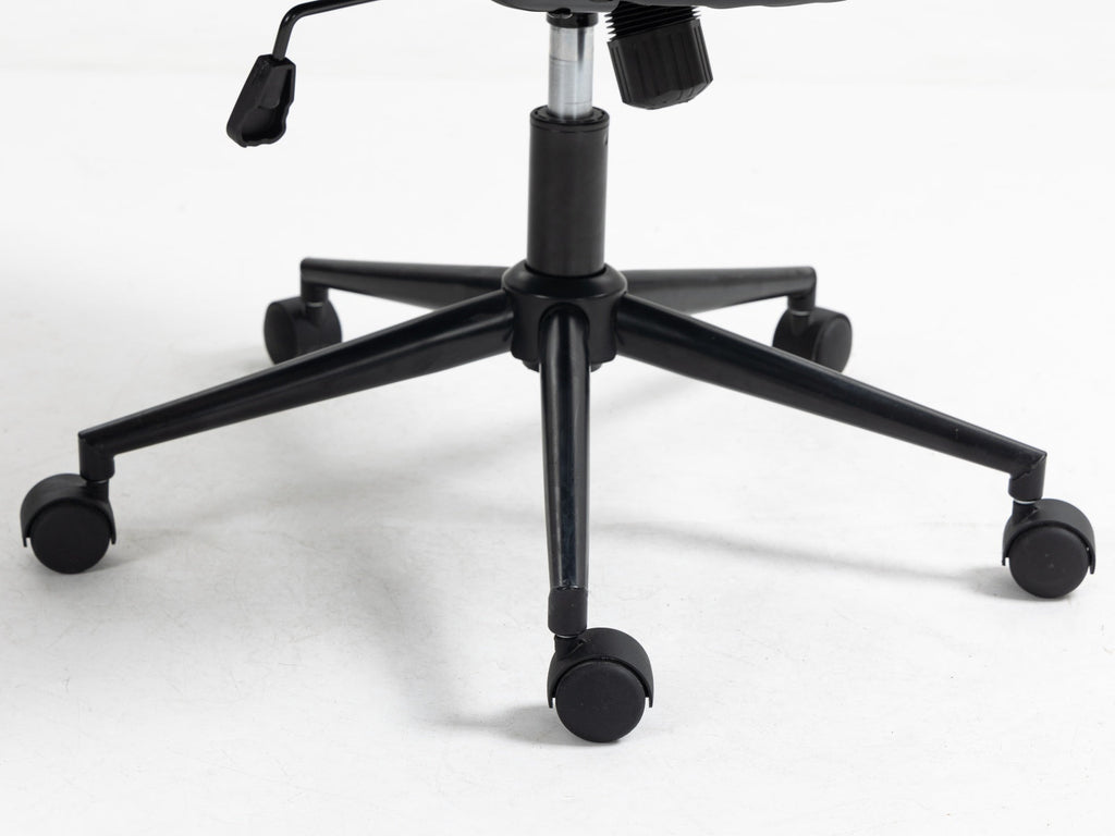 Walker Edison | Chaise de bureau pivotante à roulettes ergonomique en similicuir 