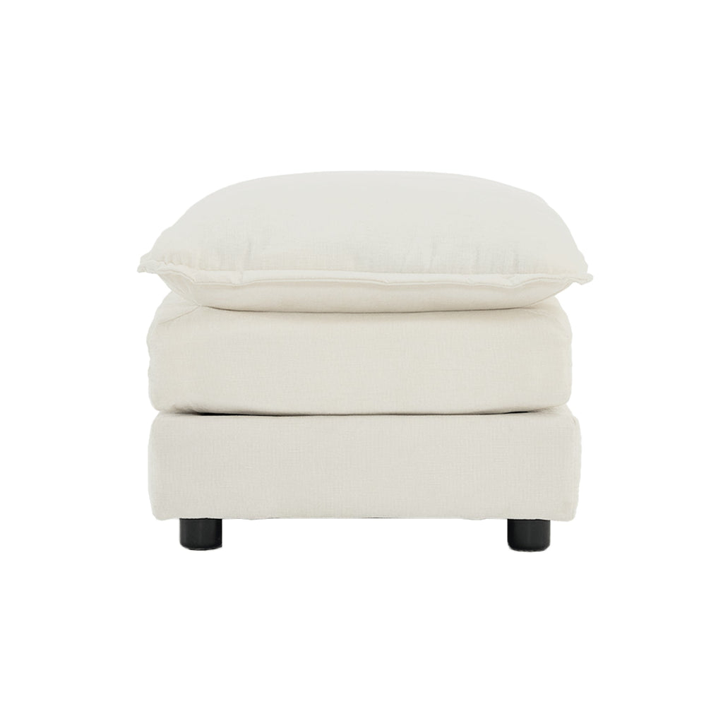 Walker Edison | Canapé d'angle modulaire Comfy Cloud avec pouf