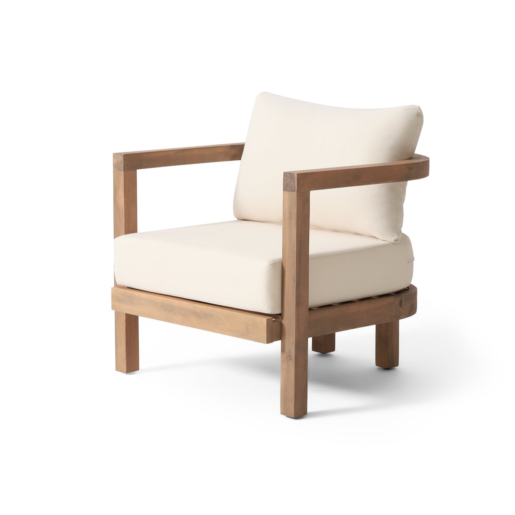 Walker Edison | Fauteuil club de jardin moderne en bois d'acacia 