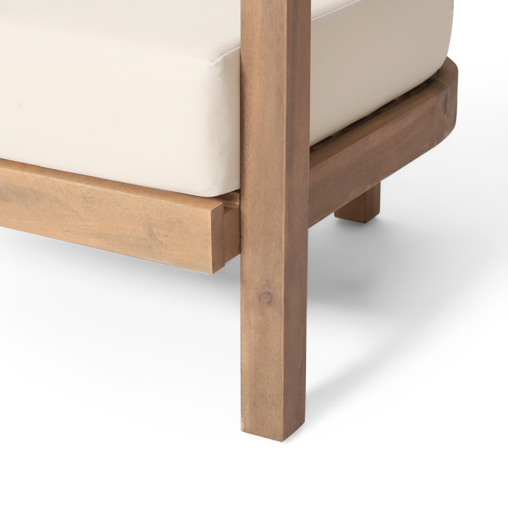 Walker Edison | Fauteuil club de jardin moderne en bois d'acacia 