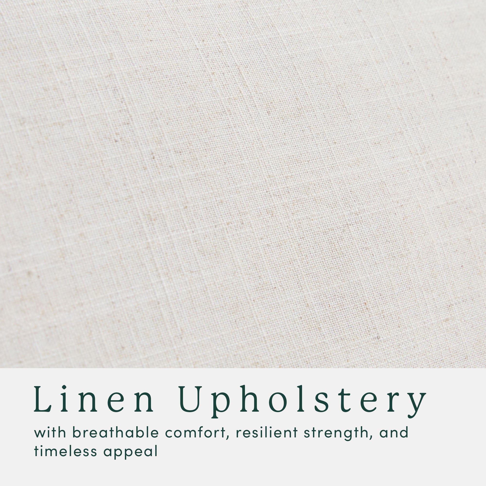 Fauteuil pivotant en lin Nash Modern Farmhouse à montage facile