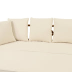 Walker Edison | Canapé-lit d'extérieur extensible en bois d'acacia 