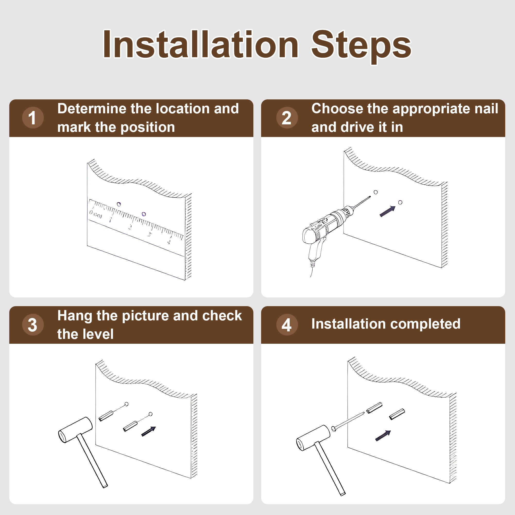Décoration murale en grès à LED 3 couleurs réglables 
