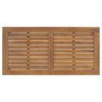 Walker Edison | Canapé d'extérieur 2 pièces en bois d'acacia avec table 