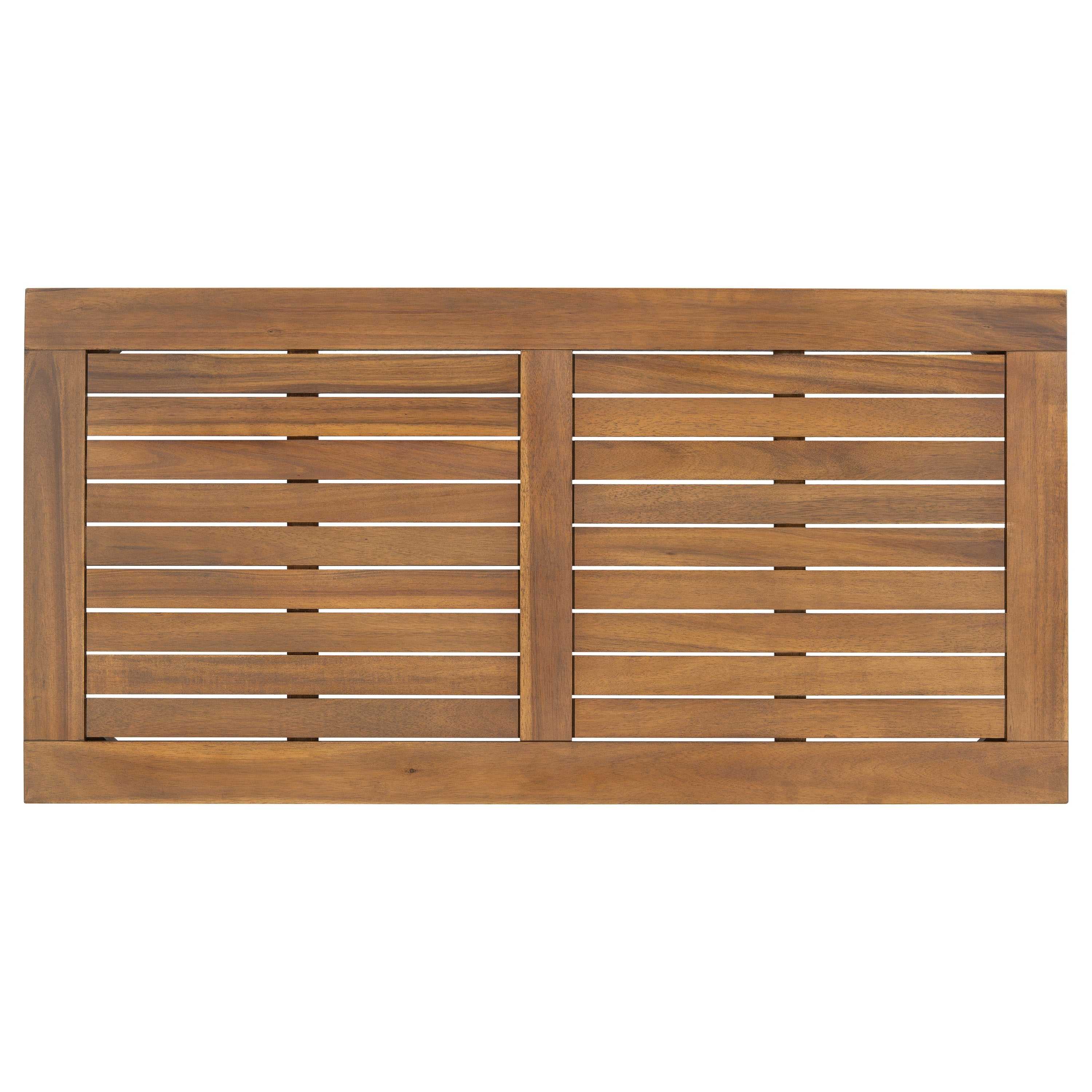 Walker Edison | Canapé d'extérieur 2 pièces en bois d'acacia avec table 