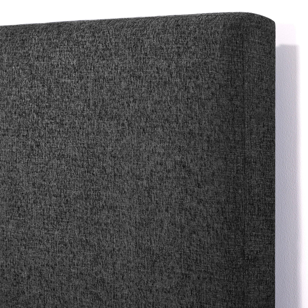 Walker Edison | Lit plateforme capitonné gris anthracite, format King