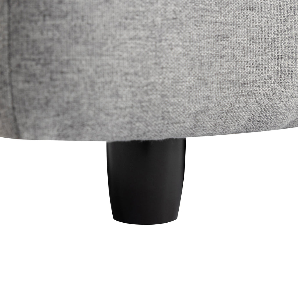 Walker Edison | Canapé d'angle convertible garni de duvet avec méridienne réversible 