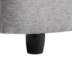 Walker Edison | Canapé d'angle convertible garni de duvet avec méridienne réversible 