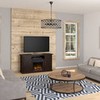 Meuble TV avec cheminée électrique Cottonwood