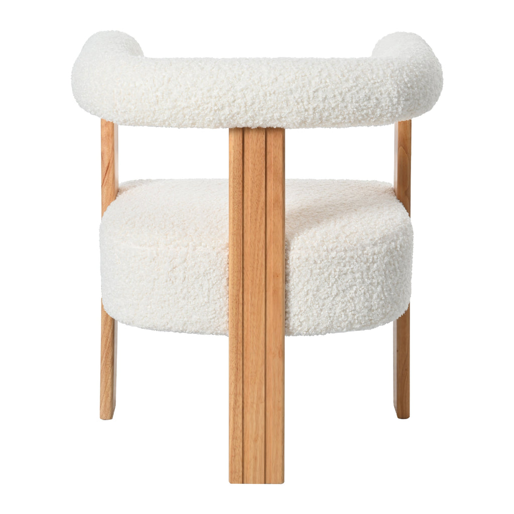 Walker Edison | Fauteuil d'appoint en forme de tonneau Boucle 