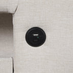 Walker Edison | Canapé d'angle modulaire en forme de L avec rangement et ports USB 