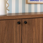 Buffet/meuble TV Paisley 60 moderne à bords festonnés, montage facile