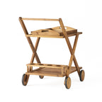 Walker Edison | Chariot de bar extérieur en bois