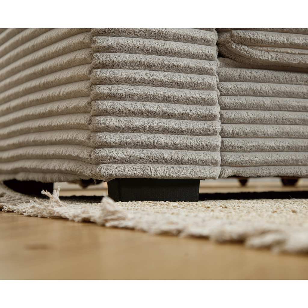 Walker Edison | Canapé d'angle Cloud en velours côtelé, en forme de L, à droite