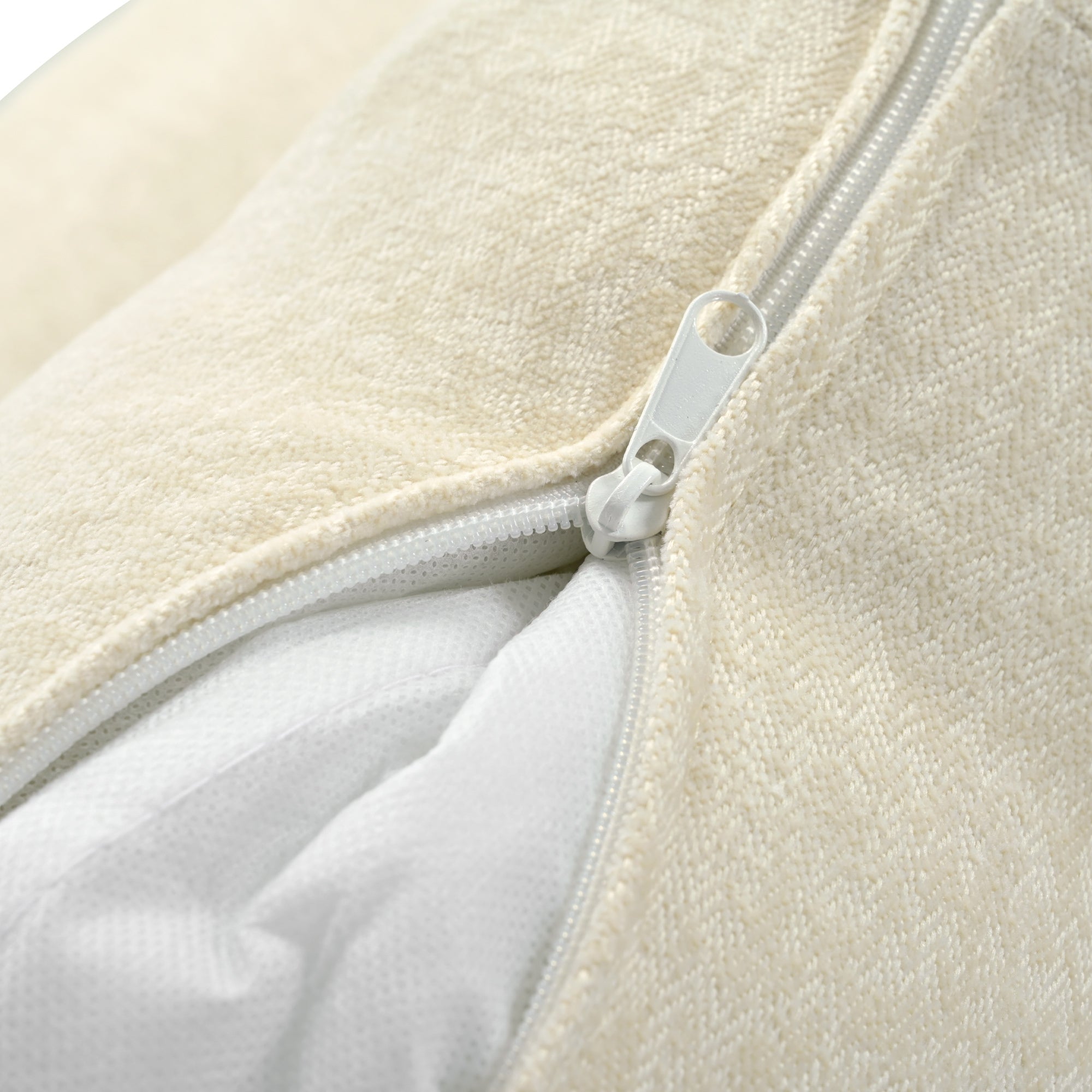 Walker Edison | Canapé d'angle en chenille avec coussins d'accoudoirs réglables 