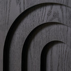 Walker Edison | Table d'appoint carrée Curve Design 