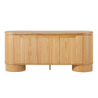 Buffet/meuble TV Maya moderne en bois courbé 70 cm