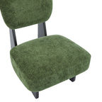 Walker Edison | Fauteuil d'appoint moderne, minimaliste et élégant avec piètement en bois robuste (lot de 2)