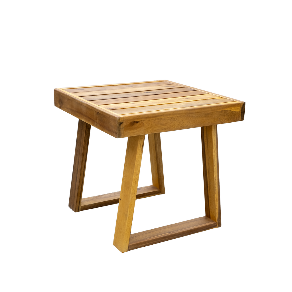 Walker Edison | Ensemble de salon de jardin 3 pièces en bois d'acacia