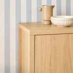 Buffet/meuble TV Paisley 60 moderne à bords festonnés, montage facile