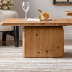 Walker Edison | Ensemble de 2 tables basses carrées style vintage