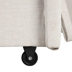 Walker Edison | Canapé d'angle modulaire en forme de L avec rangement et ports USB 