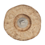 Walker Edison | Foyer extérieur au propane MGO à motif bois pour patio