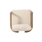 Walker Edison | Fauteuil club de jardin moderne en bois d'acacia 