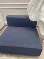 Walker Edison | Canapé d'angle modulable Cloud Home Comfort avec pouf de rangement 