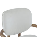 Walker Edison | Ensemble de 2 chaises de salle à manger modernes en bois rembourrées