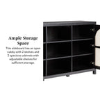 Buffet/meuble TV en rotin Sasha 58