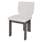 Walker Edison | Ensemble table et chaises rétro en bois 7 pièces pour 6 personnes, 152 cm, avec chaises rembourrées 