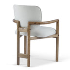 Walker Edison | Ensemble de 2 chaises de salle à manger modernes en bois rembourrées