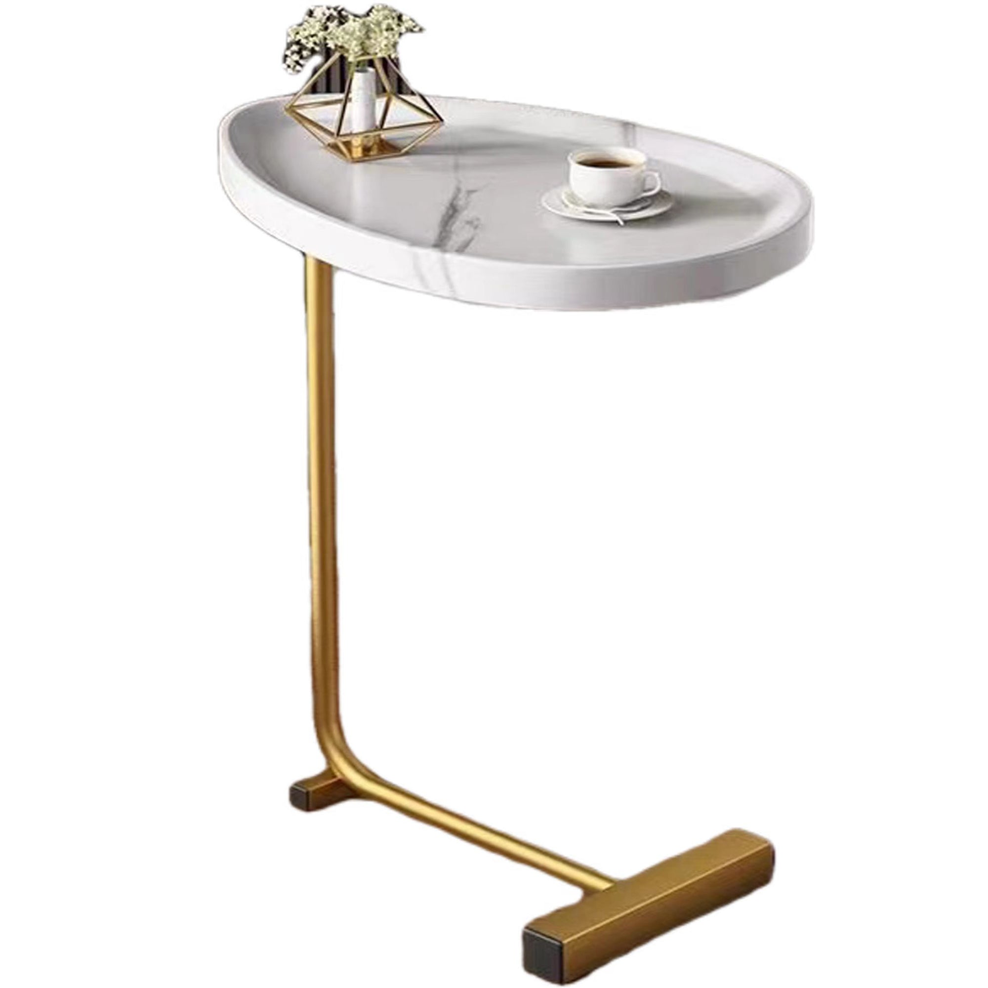 Table d'appoint Walker Edison | Effet marbre