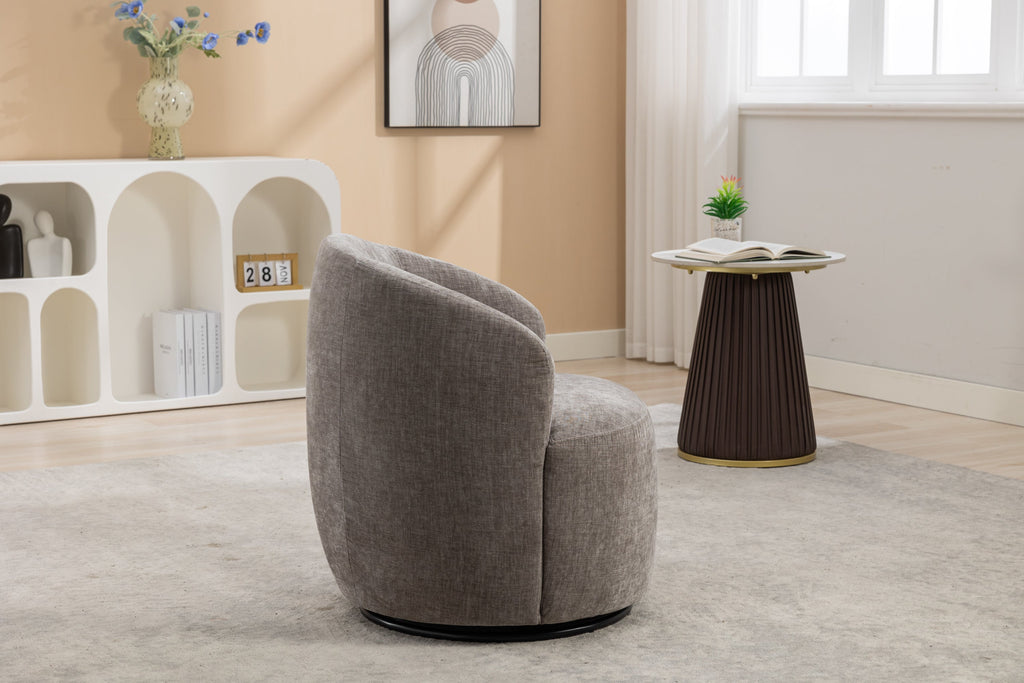 Fauteuil pivotant Walker Edison | Chenille